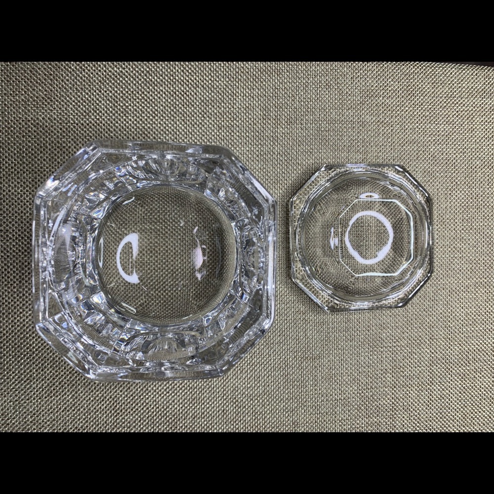 Tiffany & Co Crystal Trinket Box Dish Jewelry Box - Picture 5 of 7